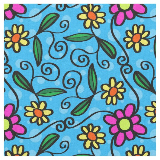 Abstrakte Positions Grosses Print Cotton Fabric Stoff (Nahaufnahme)