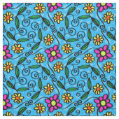 Abstrakte Positions Grosses Print Cotton Fabric Stoff (Muster)