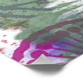 Abstrakte Poster-Artwork-Wandmalerei Poster (Ecke)