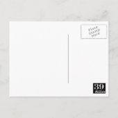 abstrakte Postkarte (Rückseite)