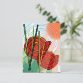 Abstrakte Postkarte (Stehend Vorderseite)