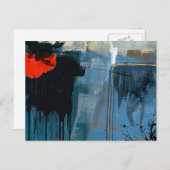 abstrakte Postkarte (Vorne/Hinten)