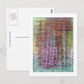 Abstrakte Postkarte (Vorne/Hinten)