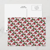 abstrakte Postkarte "Flying Fish" (Vorne/Hinten)