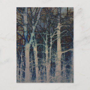 Abstrakte Postkarte für den Winter