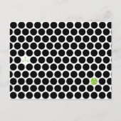 Abstrakte Postkarte mit schwarzem Hive (Vorderseite)