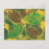 Abstrakte Postkarten für Birkenbaum im Herbst (Vorderseite)