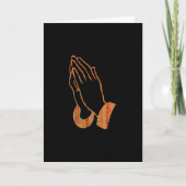 Abstrakte Praying Hands-Illustration Karte (Vorderseite)