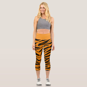 Abstrakte Predator Skin Camouflage Kunst, Dichtung Capri Leggings