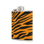 Abstrakte Predator Skin Camouflage Kunst, Dichtung Flachmann (Links)