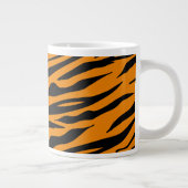 Abstrakte Predator Skin Camouflage Kunst, Dichtung Jumbo-Tasse (Rechts)