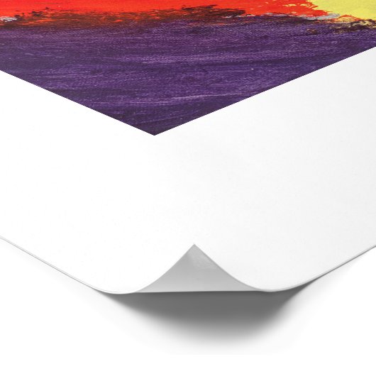 Abstrakte Primärfarben Poster (Ecke)