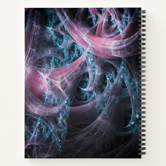 Abstrakte Printwerbung für Notebooks Notizblock (Rückseite)