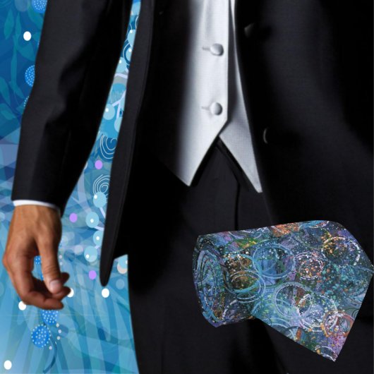 Abstrakte Printwerbung Krawatte