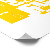 Abstrakte Printwerbung Poster (Ecke)