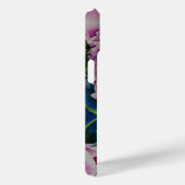 Abstrakte psychedelisch-rosa Floralfarben Blume Case-Mate iPhone Hülle (Rückseite / Rechts)