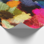 abstrakte psychedelische Grunge-Hintergrundgrafik Geschenkpapier (Ecke)