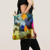 abstrakte psychedelische Grunge-Hintergrundgrafik Tasche (Von Nahem)