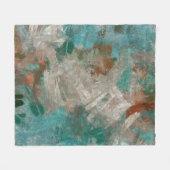 Abstrakte psychedelische Schlaganfälle Textur. Fleecedecke (Vorderseite (Horizontal))