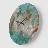 Abstrakte psychedelische Schlaganfälle Textur. Große Wanduhr (Winkel)