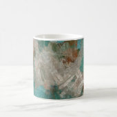 Abstrakte psychedelische Schlaganfälle Textur. Kaffeetasse (Mittel)