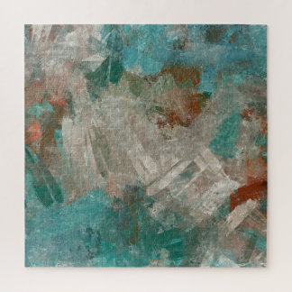 Abstrakte psychedelische Schlaganfälle Textur. Puzzle