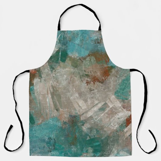 Abstrakte psychedelische Schlaganfälle Textur. Schürze (Vorderseite)