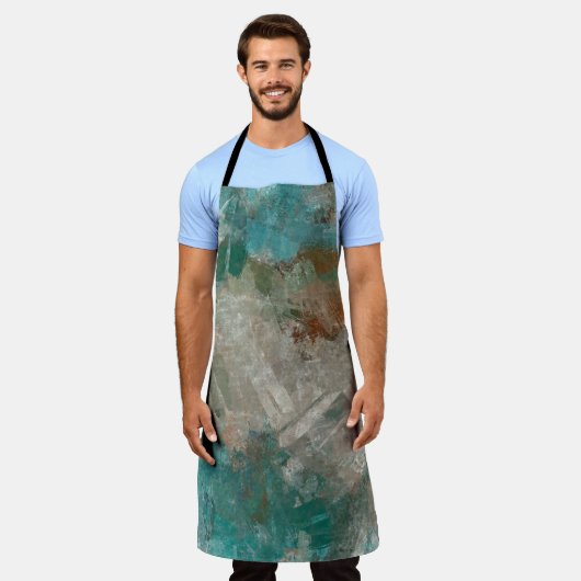 Abstrakte psychedelische Schlaganfälle Textur. Schürze (Getragen)