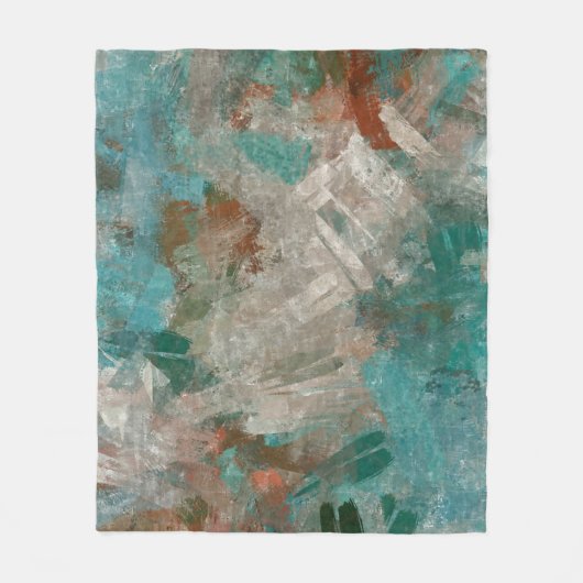 Abstrakte psychedelische Strichmasertextur. Fleecedecke (Vorderseite)