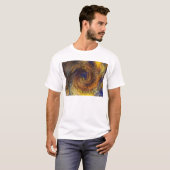 Abstrakte psychedelische Swirl-Muster - Farbkunst T-Shirt (Vorne ganz)