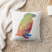 Abstrakte Puffin-Silhouette Kissen (Decke)
