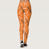 Abstrakte Pumpkin-Leggings Leggings (Rückseite)