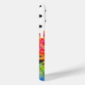 Abstrakte Punkte aus Rotem Mohn Case-Mate iPhone Hülle (Rückseite / Rechts)