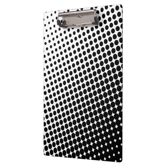 Abstrakte Punkte in der Zwischenablage Klemmbrett (Links)