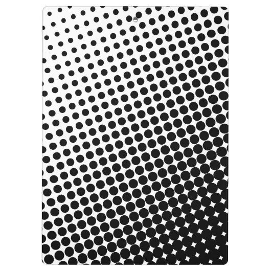 Abstrakte Punkte in der Zwischenablage Klemmbrett (Rückseite)