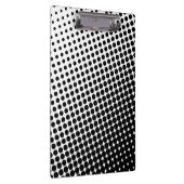 Abstrakte Punkte in der Zwischenablage Klemmbrett (Rechts)