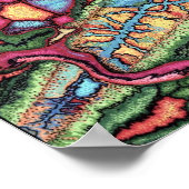 Abstrakte Punkte Poster (Ecke)