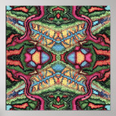 Abstrakte Punkte Poster (Vorne)