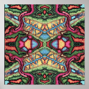 Abstrakte Punkte Poster