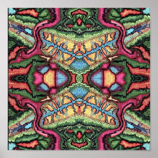 Abstrakte Punkte Poster (Vorne)