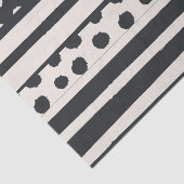 Abstrakte Punkte und Streifen Seidenpapier (Ausschnitt)