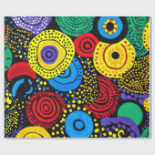 Abstrakte Punktkunst 4 Geschenkpapier (Flach)
