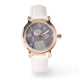 Abstrakte Purple eWatch Uhr