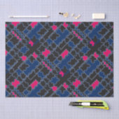 Abstrakte Puzzleteile - Elemente patchwork geometr Seidenpapier (Handwerk)