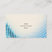 Abstrakte Pyramid-Logo-Visitenkarte Visitenkarte (Rückseite)