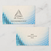 Abstrakte Pyramid-Logo-Visitenkarte Visitenkarte (Vorne/Hinten)