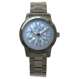 abstrakte Pyramiden Kugel Armbanduhr