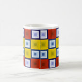 Abstrakte Quadrat-Tasse Kaffeetasse (Mittel)