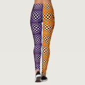 Abstrakte Quadrate 10 Leggings (Rückseite)