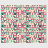 Abstrakte Quadrate 110419 Geschenkpapier (Flach)